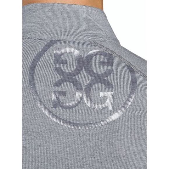G/Fore Luxe Staple Golf Mid-Layer Heather Grey Medium Casual Athletic Comfort - Picture 3 of 14